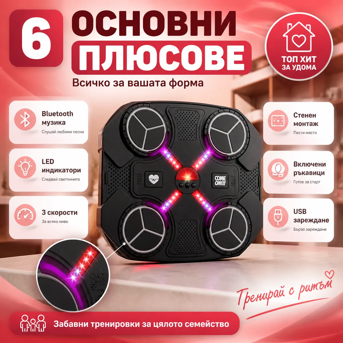 Смарт боксова машина за стена с Bluetooth — основни плюсове